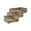 51 Degrees North Rattan Bed -Hundebedarf Geschäft 51 degrees north rattan bed 216942 0500 none