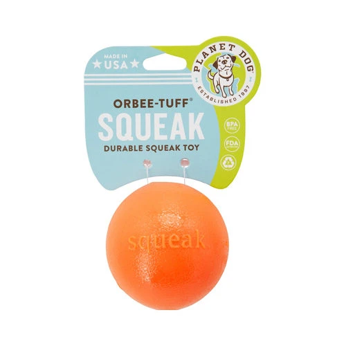 Planet Dog Orbee Tuff Squeak Ball - Orange 5 Planet Dog Orbee Tuff Squeak Ball - Orange – Bild 3