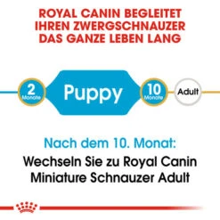 Royal Canin Mini Schnauzer Puppy - Hundefutter -Hundebedarf Geschäft royal canin mini schnauzer puppy hondenvoer 140155 0500 none