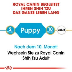 Royal Canin Shih Tzu Puppy - Hundefutter -Hundebedarf Geschäft royal canin shih tzu junior hondenvoer 140384 0500 none