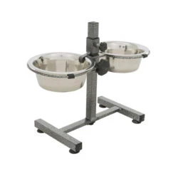 Trixie Hundebar Mit Edelstahl-Futternäpfen -Hundebedarf Geschäft trixie voerstandaard rvs 191053 0500 none