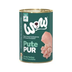 WOW! PUR 100 % Hundefutter - Dose -Hundebedarf Geschäft wow puur 100 hondenvoer blik 208679 0500 none