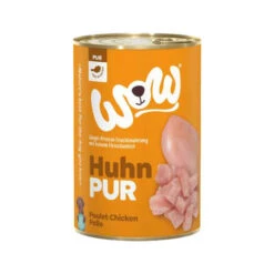 WOW! PUR 100 % Hundefutter - Dose -Hundebedarf Geschäft wow puur 100 hondenvoer blik 208682 0500 none
